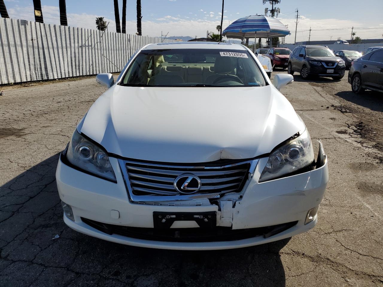 2012 Lexus ES VIN JTHBK1EG2C2509769 Copart auction photo, front end / rear end damage thumbnail 5