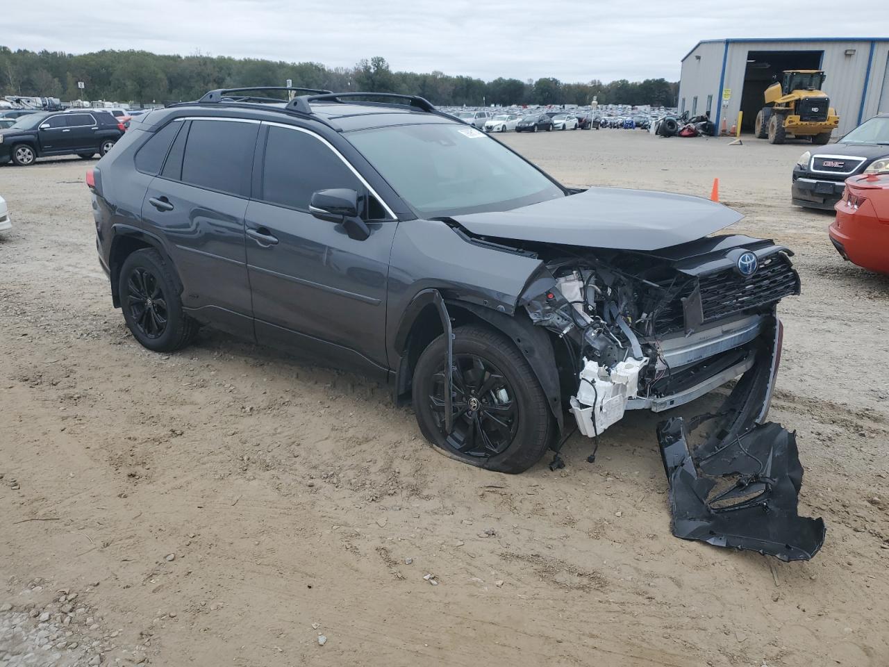 2023 Toyota RAV 4 VIN 4T3E6RFV6PU111458 Copart auction photo, front end / side damage thumbnail 4