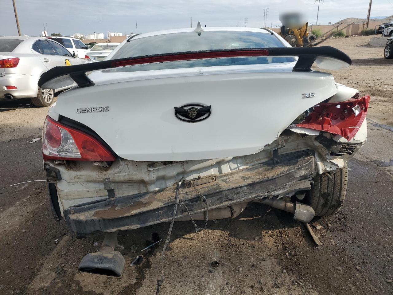 2012 Hyundai Genesis VIN KMHHU6KH9CU074930 Copart auction photo, rear end / front end damage thumbnail 6