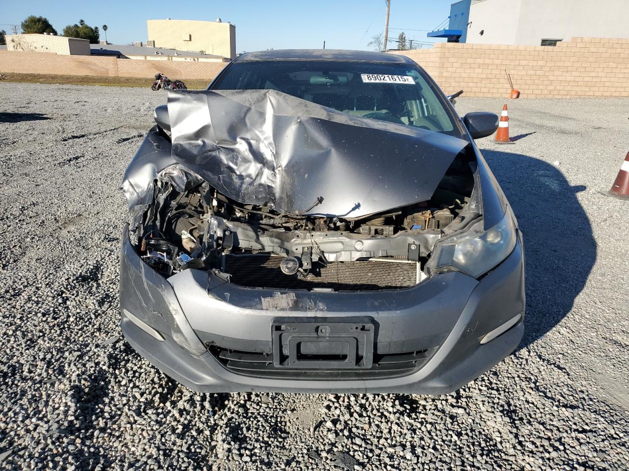 2010 Honda Insight VIN JHMZE2H72AS033494 Copart auction photo, all over damage thumbnail 5