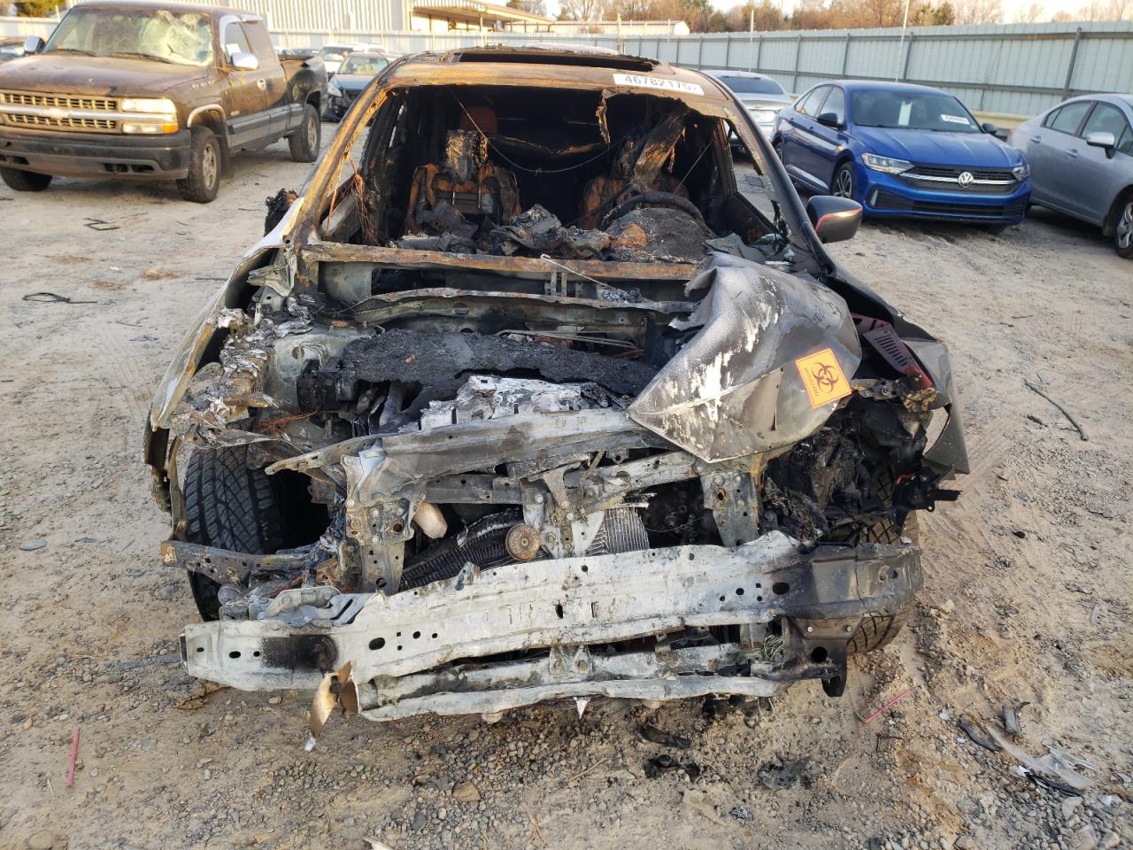 2018 Subaru WRX VIN JF1VA1C61J9809728 Copart auction photo, burn / all over damage thumbnail 5