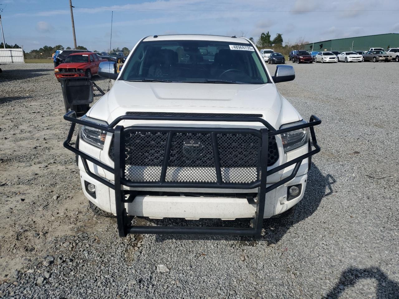 2019 Toyota Tundra VIN 5TFAY5F18KX861480 Copart auction photo, front end damage thumbnail 5
