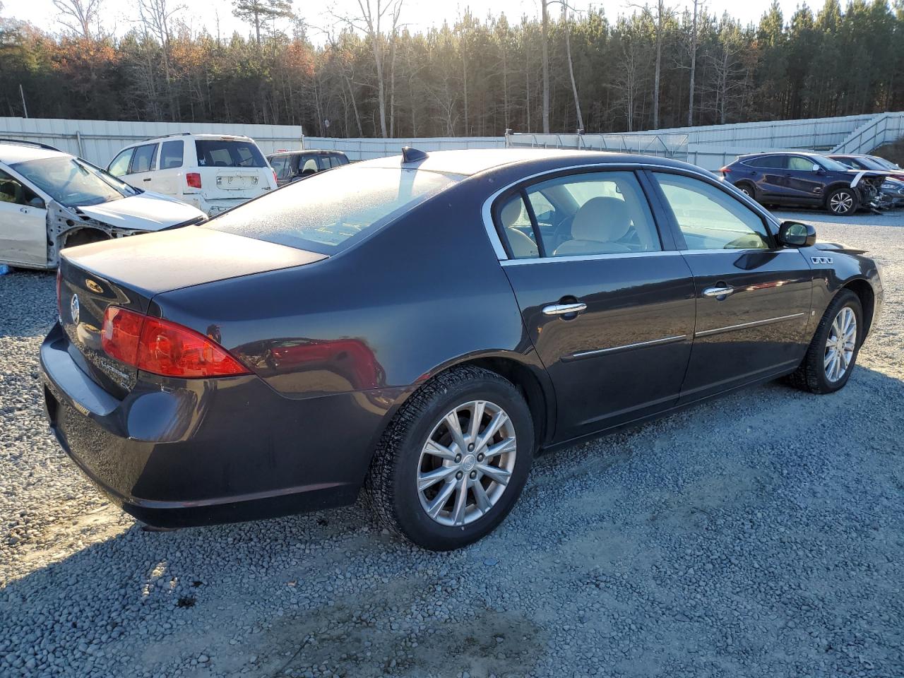 2009 Buick Lucerne VIN 1G4HP57M79U123896 Copart auction photo, front end / side damage thumbnail 3
