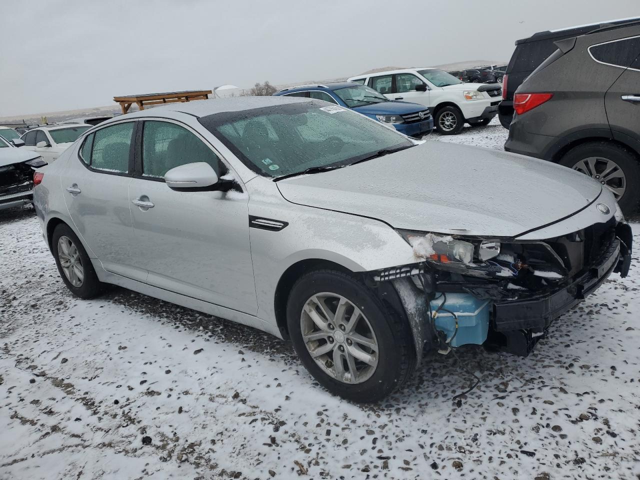 2013 KIA Optima VIN KNAGM4A7XD5345760 Copart auction photo, front end damage thumbnail 4