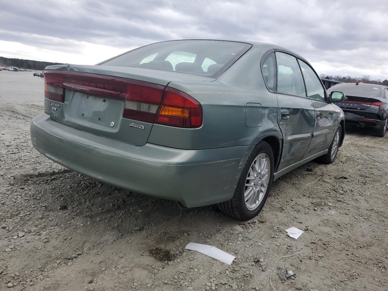 2003 Subaru Legacy VIN 4S3BE635337208521 Copart auction photo, side damage thumbnail 3