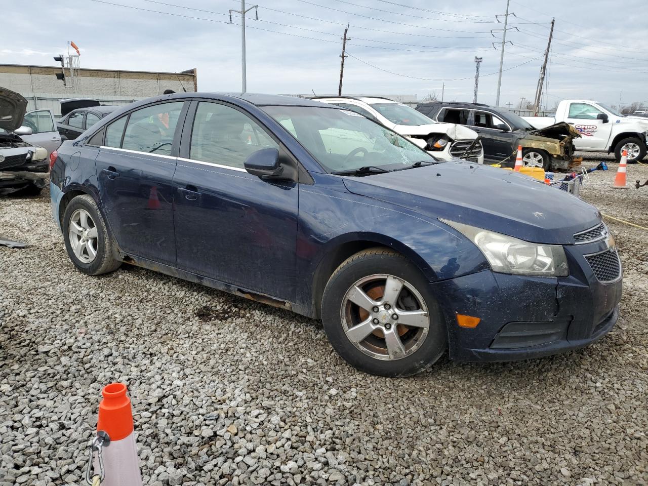 2011 Chevrolet Cruze VIN 1G1PF5S97B7252787 Copart auction photo, front end damage thumbnail 4