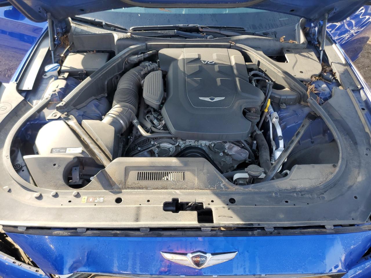 2020 Genesis G80 VIN KMTFN4JE6LU328793 Copart auction photo, front end / rear end damage thumbnail 11