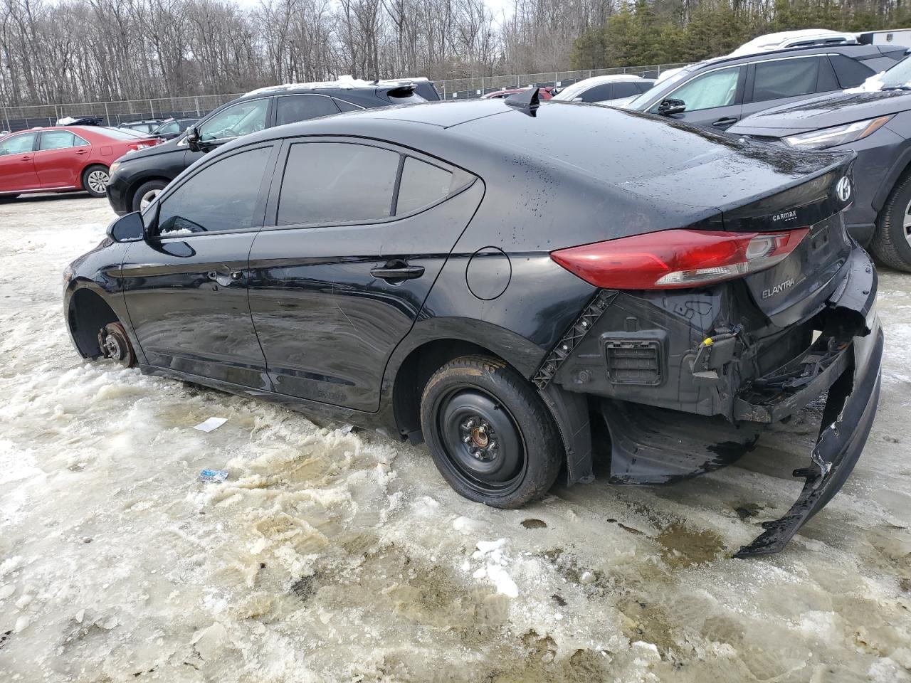 2018 Hyundai Elantra VIN 5NPD84LF8JH393381 Copart auction photo, all over / mechanical damage thumbnail 2
