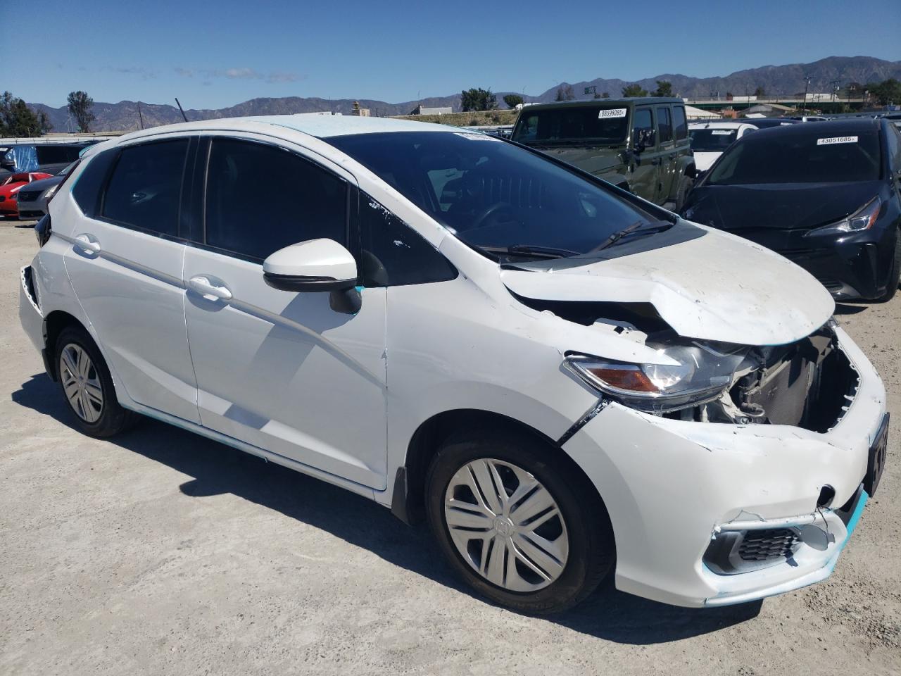 2019 Honda Fit VIN 3HGGK5H46KM733331 Copart auction photo, rear end / front end damage thumbnail 4