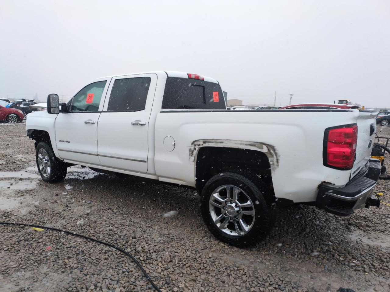 2015 Chevrolet Silverado VIN 1GC4K0E8XFF152173 Copart auction photo, front end damage thumbnail 2