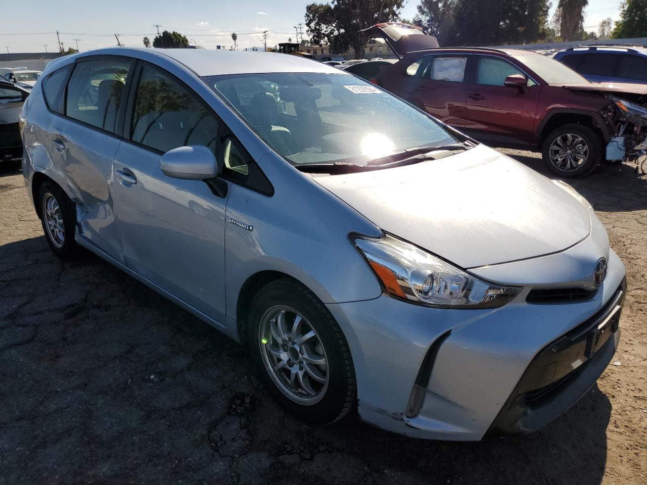 2015 Toyota Prius VIN JTDZN3EU1FJ020007 Copart auction photo, side / rear end damage thumbnail 4