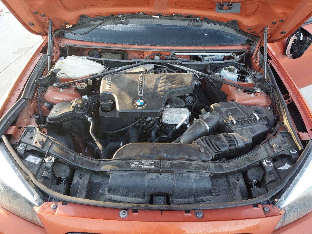 2014 BMW X1 VIN WBAVM1C56EVW50899 Copart auction photo, mechanical damage thumbnail 12