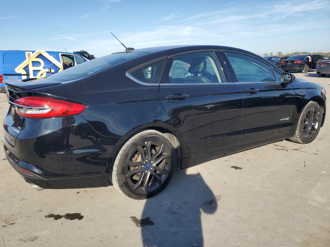 2018 Ford Fusion VIN 3FA6P0LU7JR169783 Copart auction photo, normal wear damage thumbnail 3