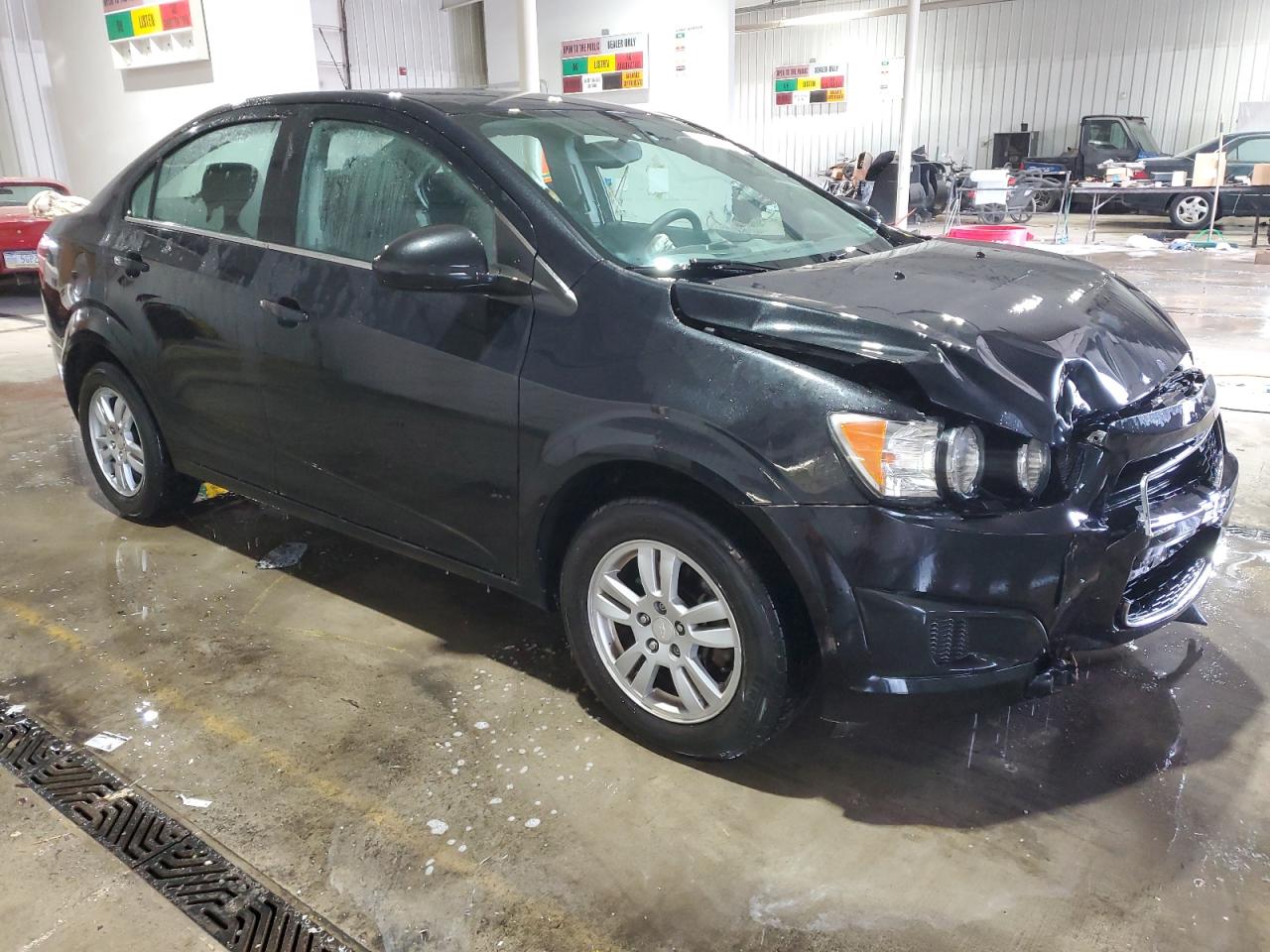 2015 Chevrolet Sonic VIN 1G1JC5SG8F4103874 Copart auction photo, front end damage thumbnail 4