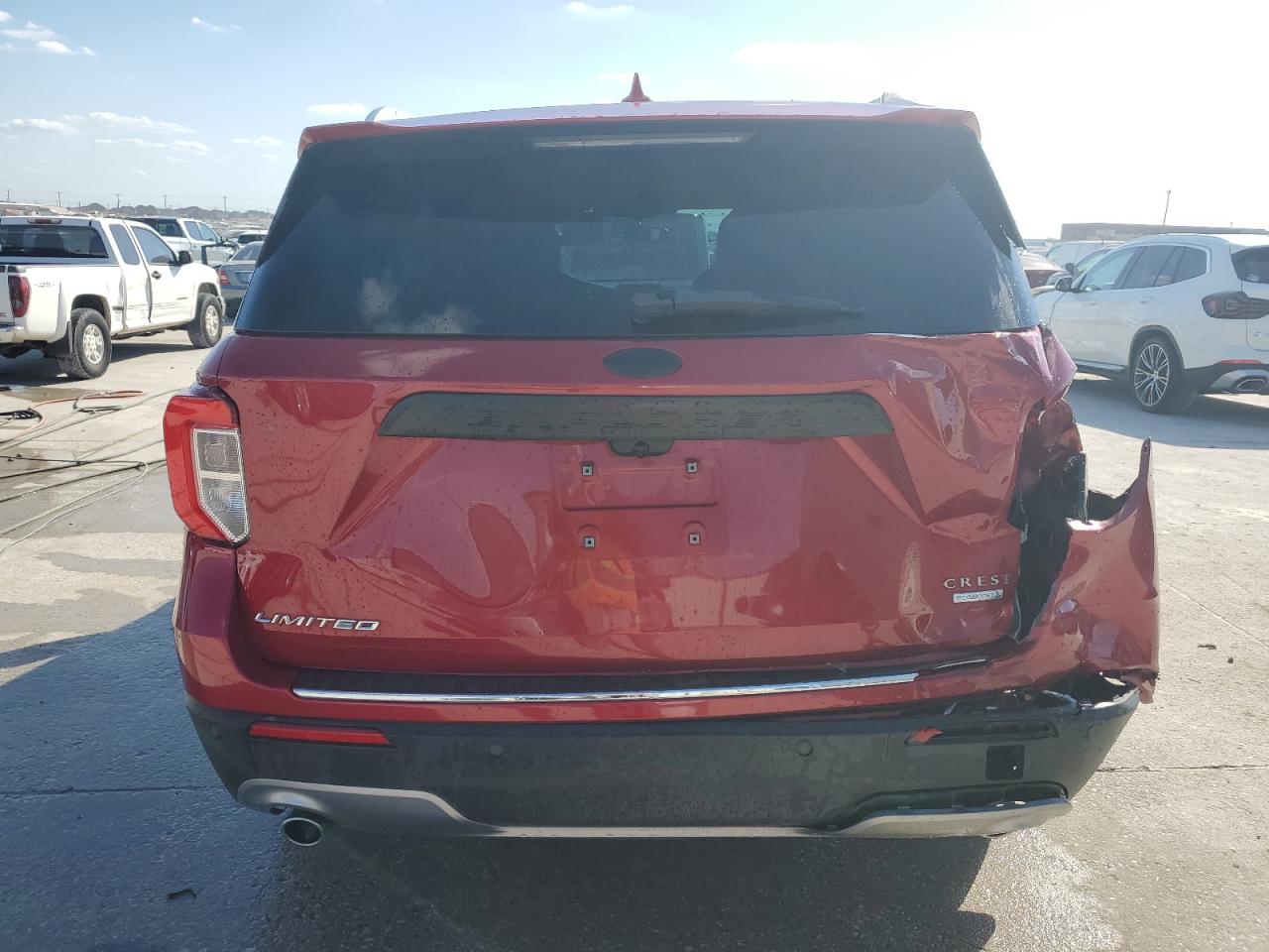 2020 Ford Explorer VIN 1FMSK7FH2LGA14126 Copart auction photo, rear end / minor dent/scratches damage thumbnail 6