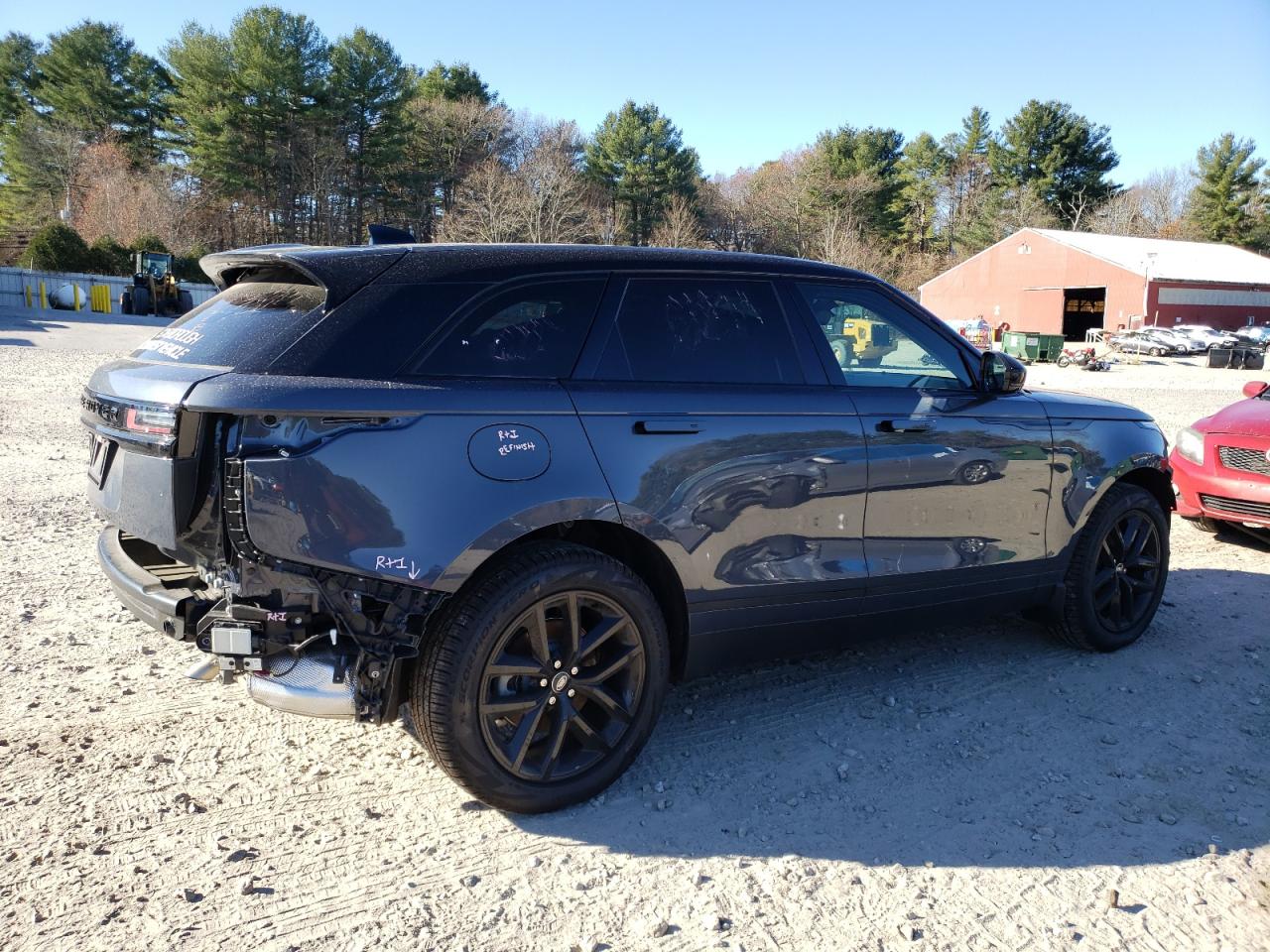 2024 Land Rover Range Rover VIN SALYJ2EX6RA391625 Copart auction photo, rear end / front end damage thumbnail 3