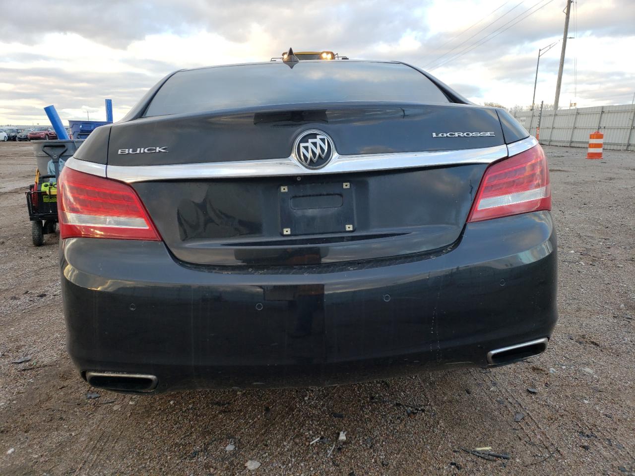 2015 Buick LaCrosse VIN 1G4GD5G39FF248233 Copart auction photo, front end / rear end damage thumbnail 6