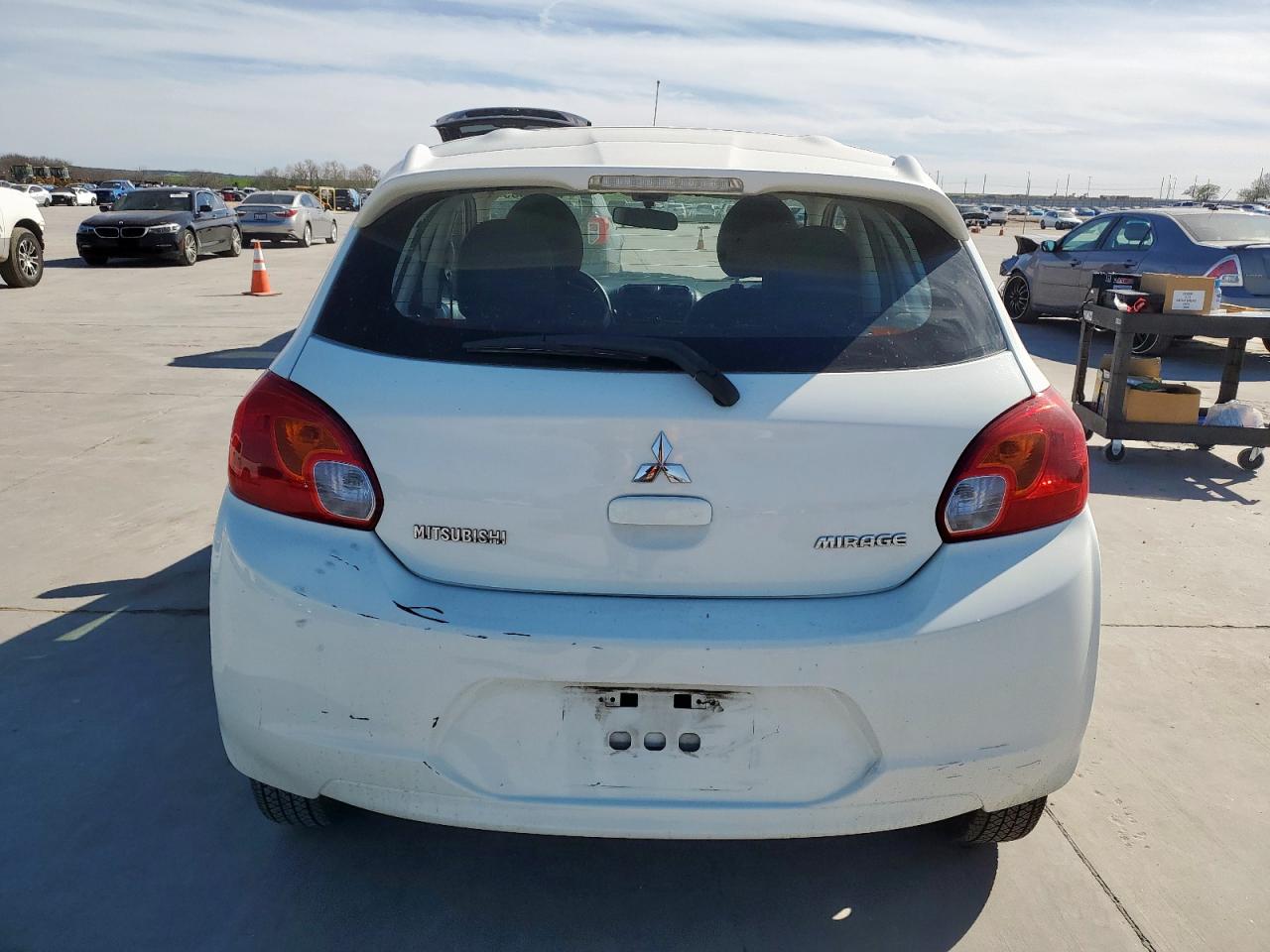 2014 Mitsubishi Mirage VIN ML32A3HJ5EH008496 Copart auction photo, front end / minor dent/scratches damage thumbnail 6