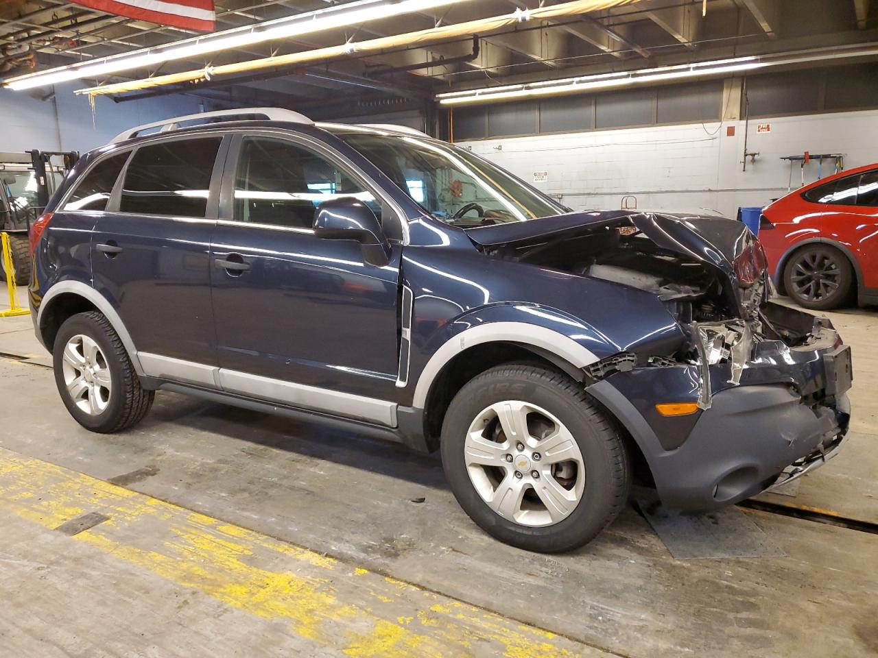 2014 Chevrolet Captiva VIN 3GNAL2EK1ES651436 Copart auction photo, front end / mechanical damage thumbnail 4