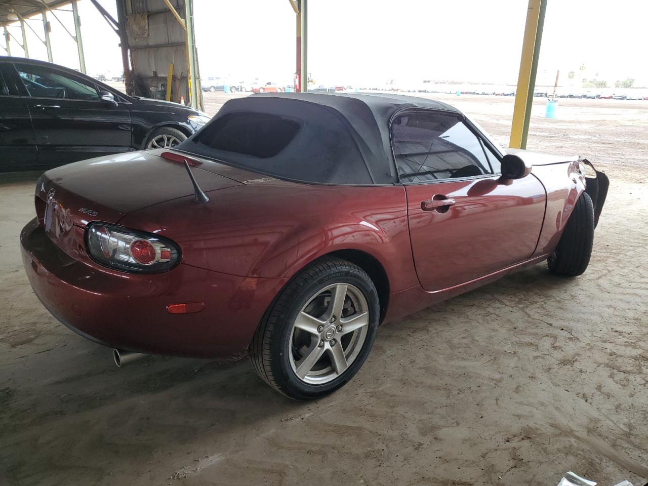 2006 Mazda MX-5 VIN JM1NC25F860101785 Copart auction photo, front end damage thumbnail 3