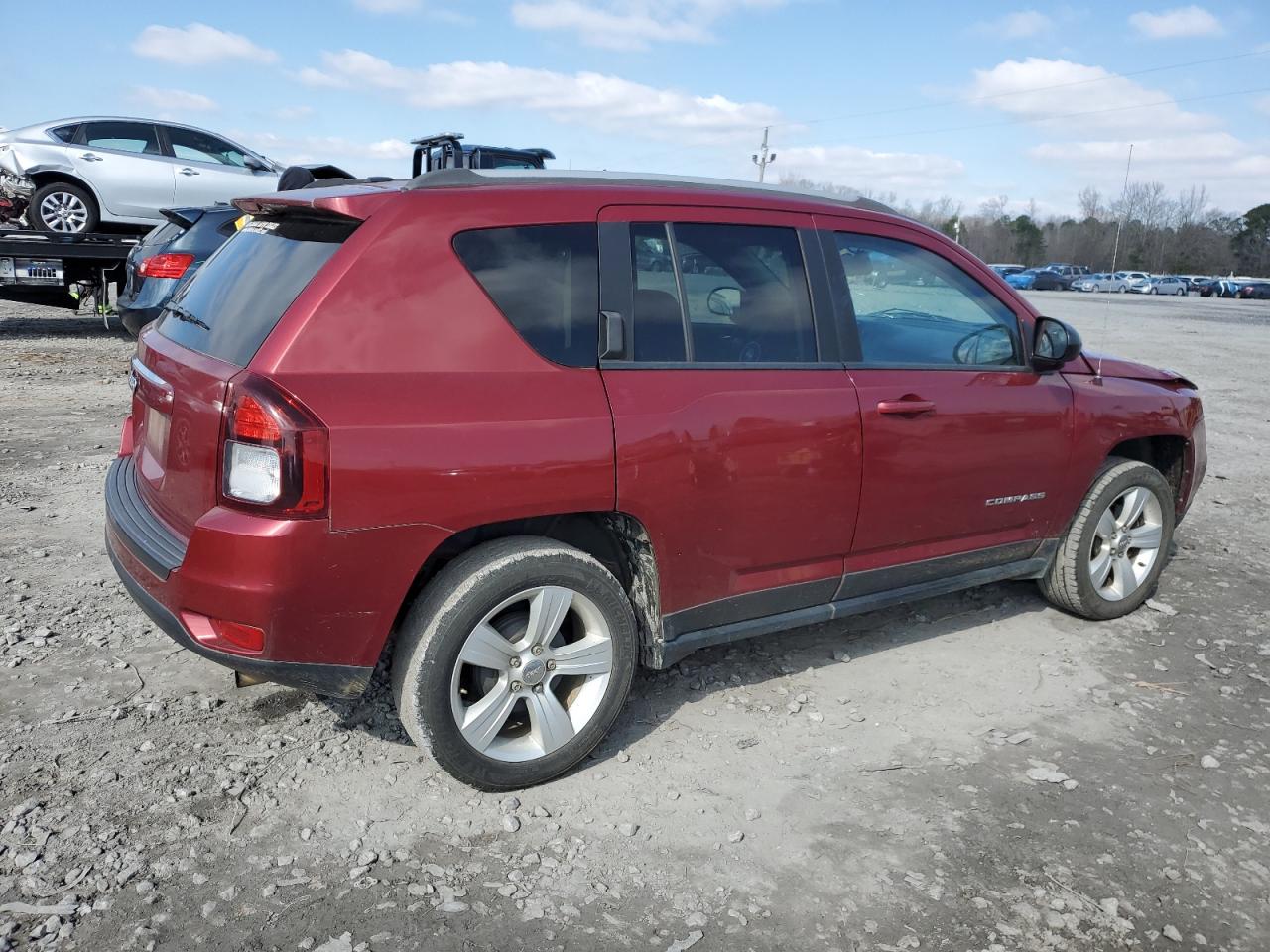 2017 Jeep Compass VIN 1C4NJCBB9HD170901 Copart auction photo, water/flood / all over damage thumbnail 3