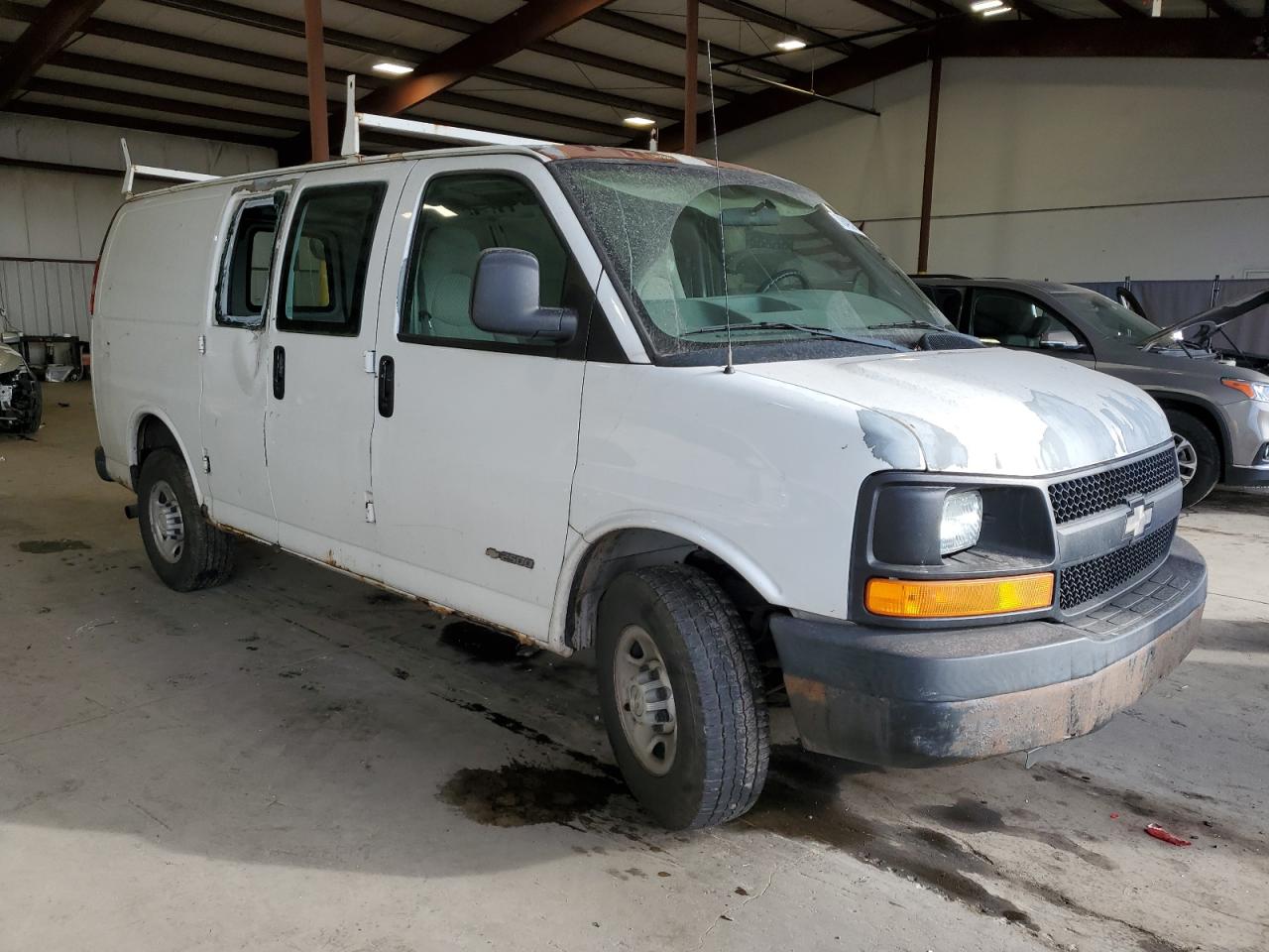 2005 Chevrolet Express VIN 1GCGG25V051264623 Copart auction photo, side damage thumbnail 4