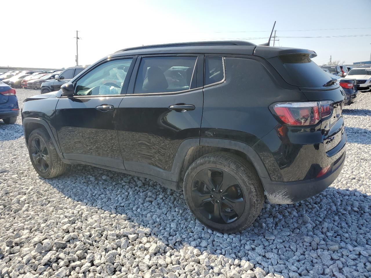 2020 Jeep Compass VIN 3C4NJDBB0LT100664 Copart auction photo, front end / hail damage thumbnail 2