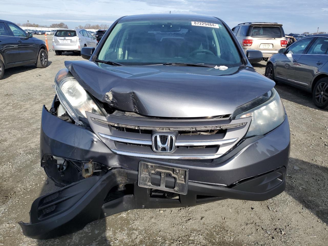 2013 Honda CR-V VIN 2HKRM4H31DH627221 Copart auction photo, front end damage thumbnail 5