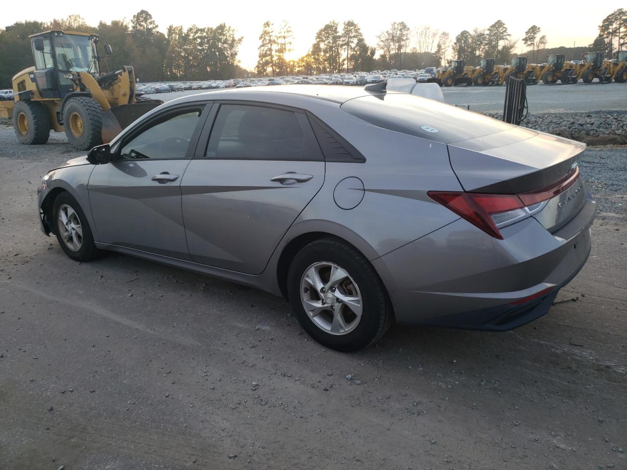 2022 Hyundai Elantra VIN KMHLL4AG3NU291631 Copart auction photo, front end / side damage thumbnail 2