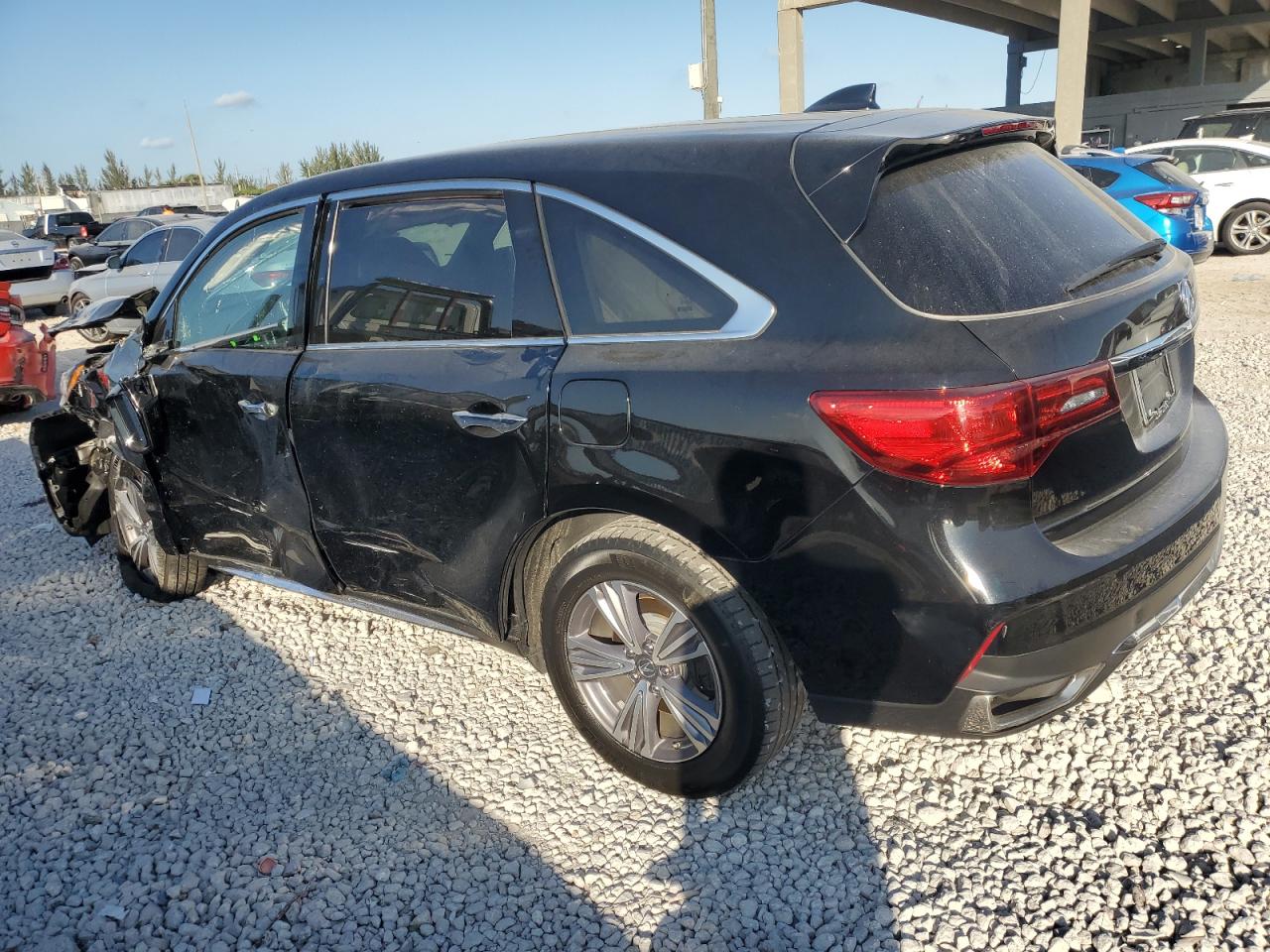 2020 Acura MDX VIN 5J8YD3H36LL013475 Copart auction photo, front end / side damage thumbnail 2