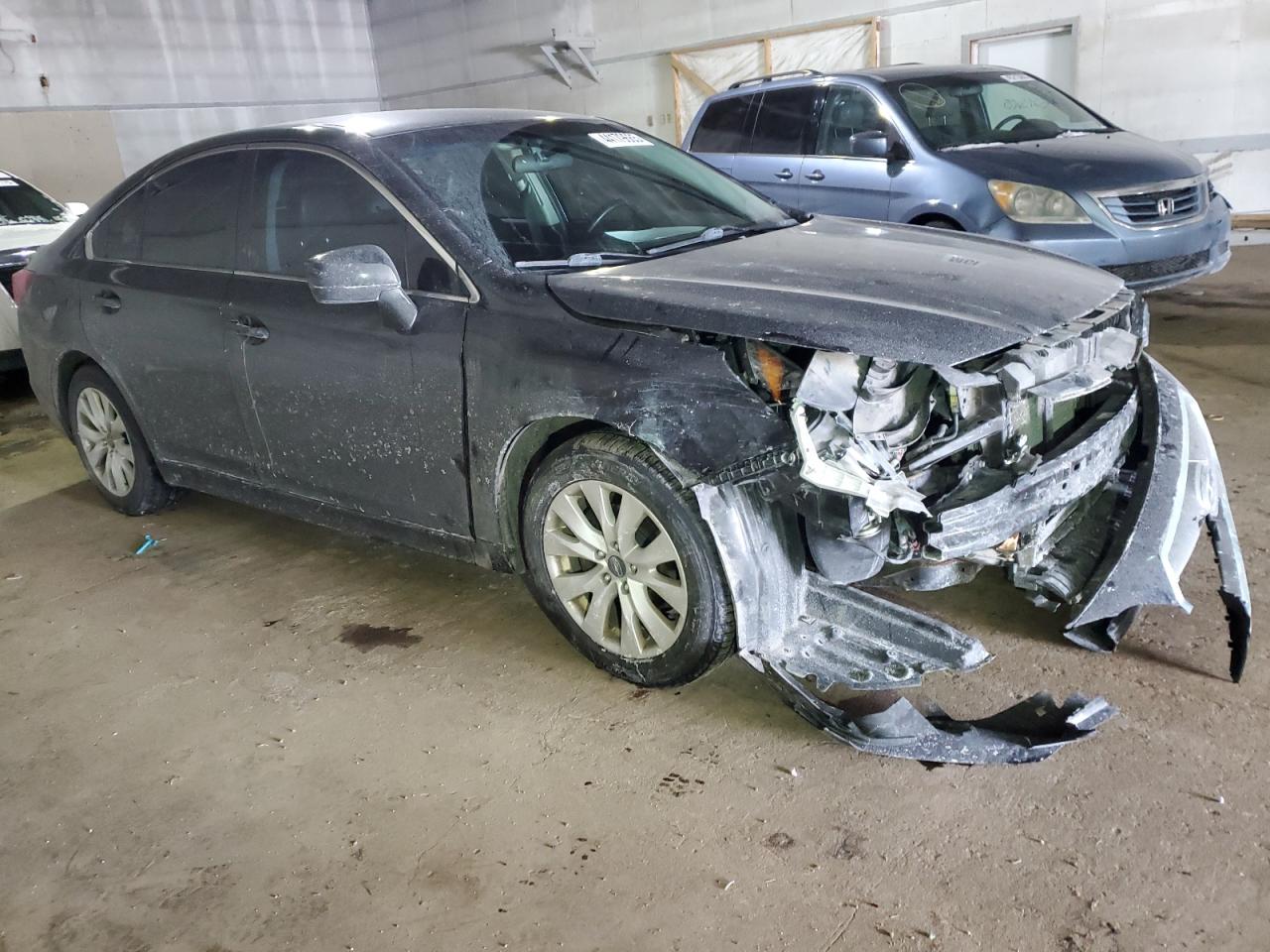 2015 Subaru Legacy VIN 4S3BNBC6XF3021869 Copart auction photo, front end damage thumbnail 4