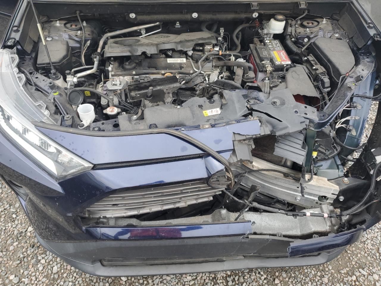 2019 Toyota RAV 4 VIN 2T3Y1RFV4KW049823 Copart auction photo, front end / side damage thumbnail 13