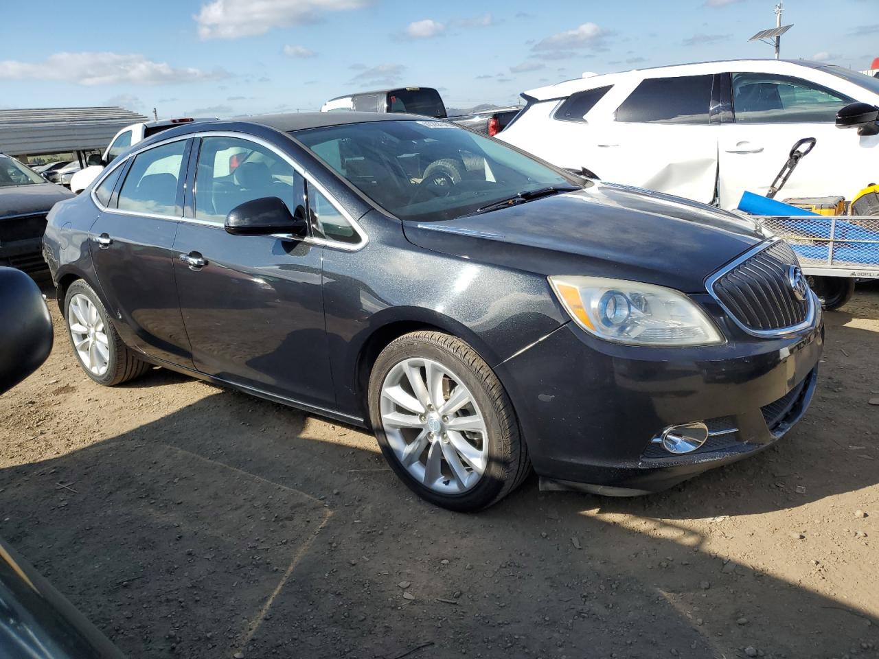 2013 Buick Verano VIN 1G4PP5SK8D4163964 Copart auction photo, rear end damage thumbnail 4