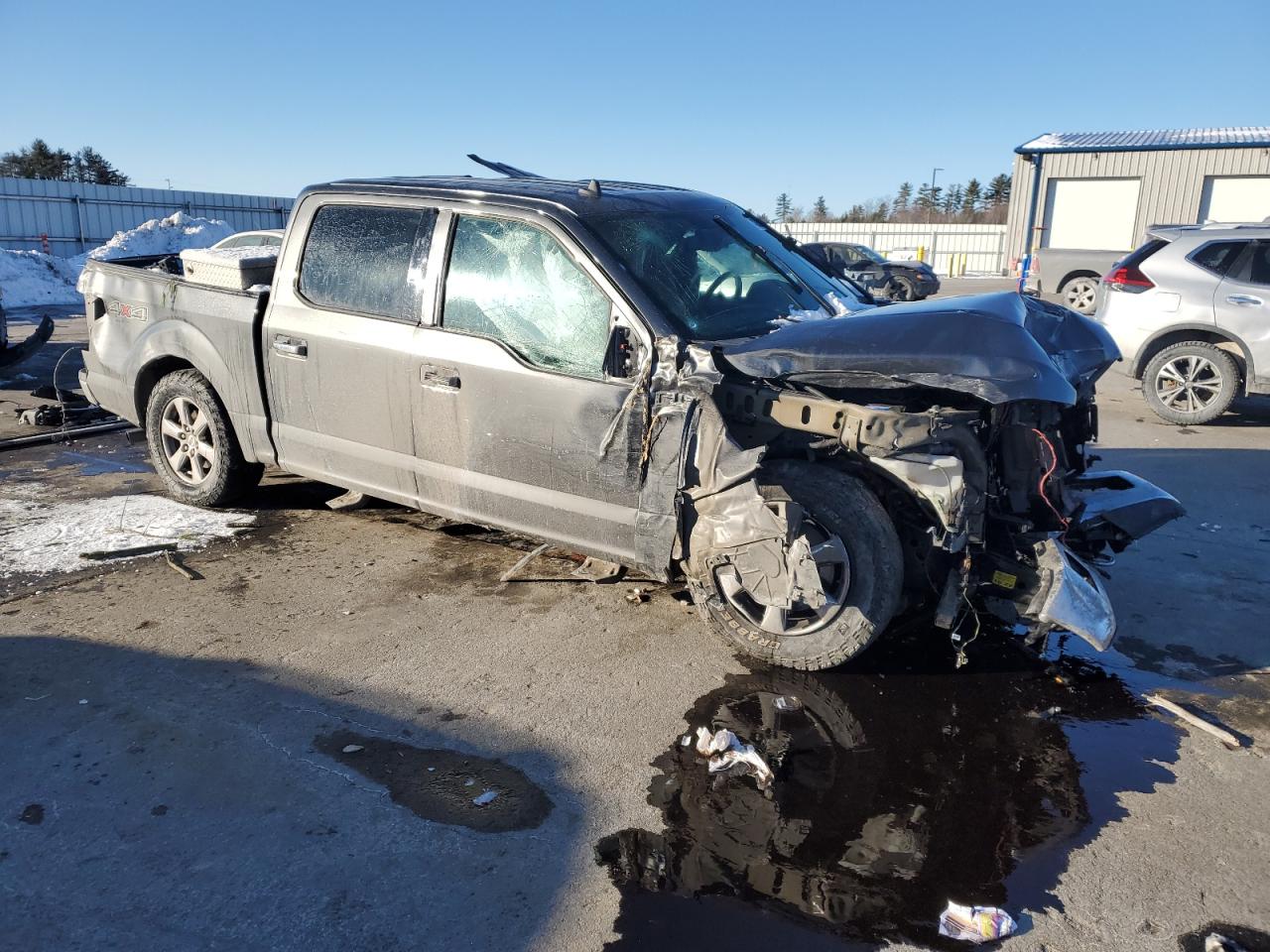 2020 Ford F-150 VIN 1FTEW1EB1LFA98588 Copart auction photo, side / front end damage thumbnail 4