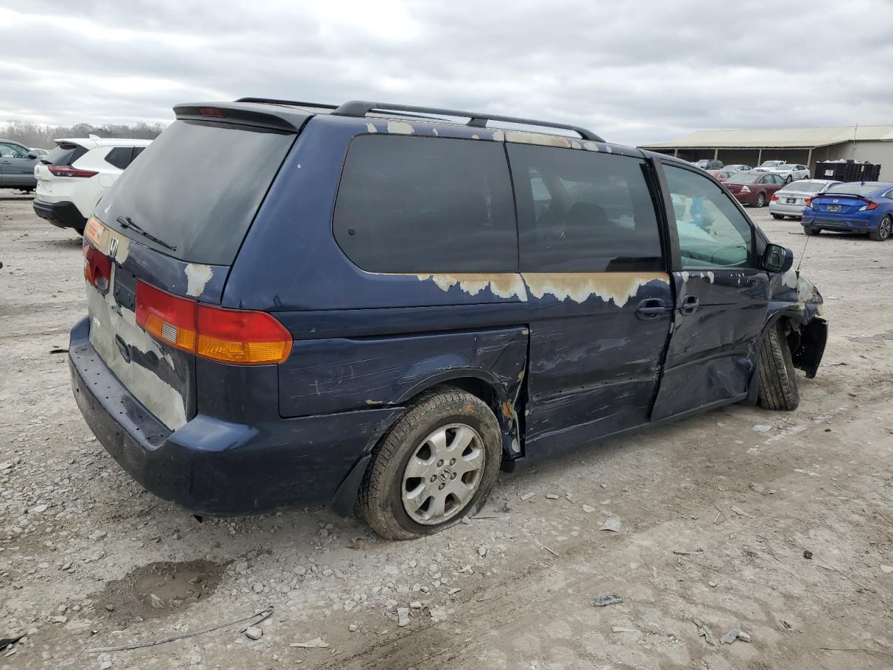 2004 Honda Odyssey VIN 5FNRL186X4B065958 Copart auction photo, all over / undercarriage damage thumbnail 3