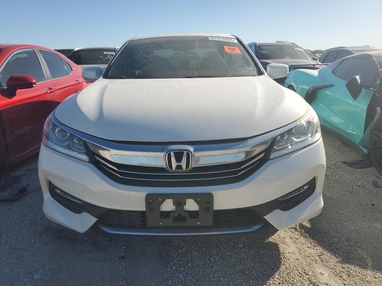 2016 Honda Accord VIN 1HGCR2F82GA140455 Copart auction photo, side damage thumbnail 5