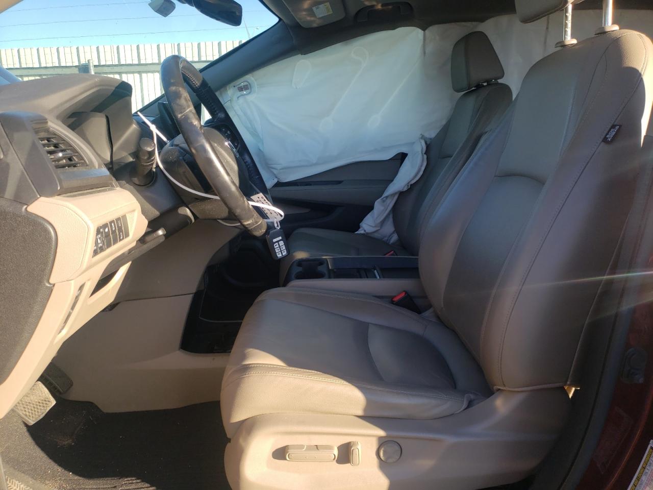 2018 Honda Odyssey VIN 5FNRL6H75JB064119 Copart auction photo, rear end / side damage thumbnail 7