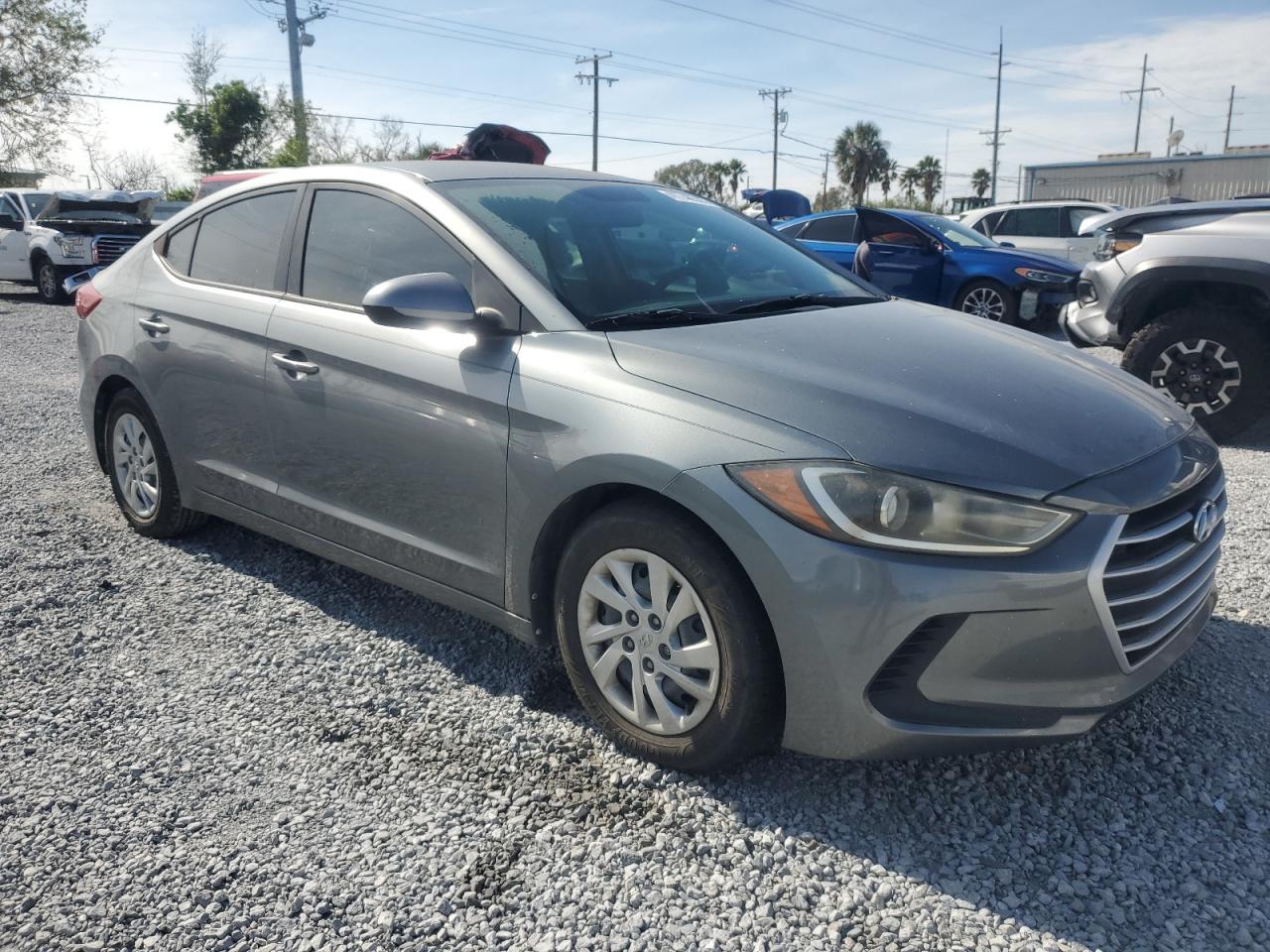 2017 Hyundai Elantra VIN KMHD74LF5HU313971 Copart auction photo, mechanical damage thumbnail 4