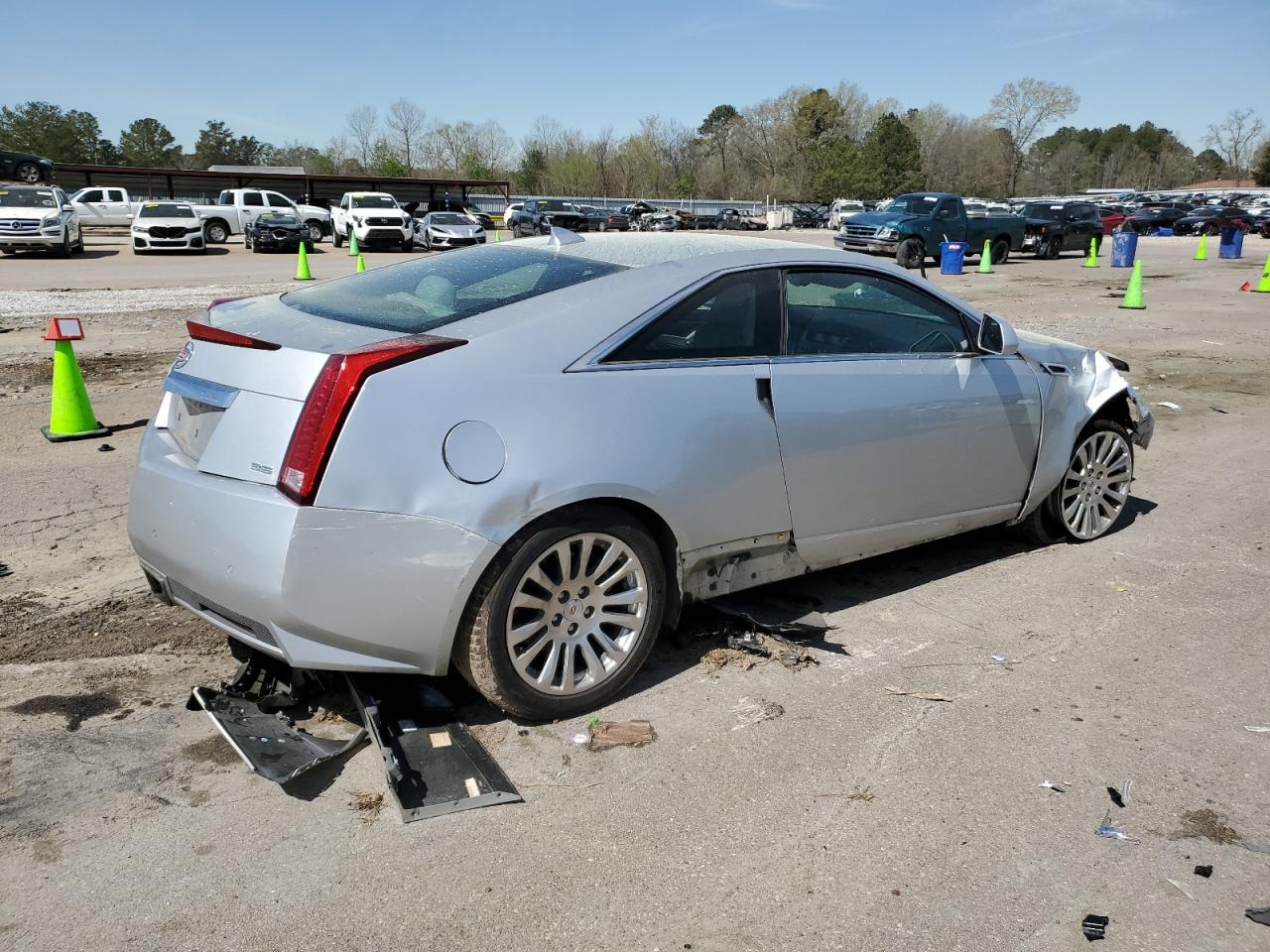 2012 Cadillac CTS VIN 1G6DJ1E37C0148306 Copart auction photo, all over / mechanical damage thumbnail 3