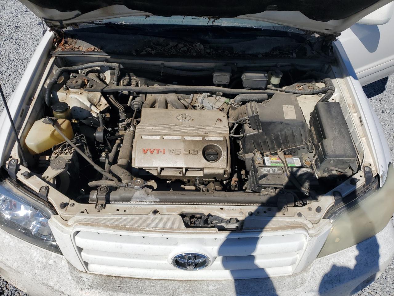 2004 Toyota Highlander VIN JTEGP21A840013321 Copart auction photo, side / side damage thumbnail 12