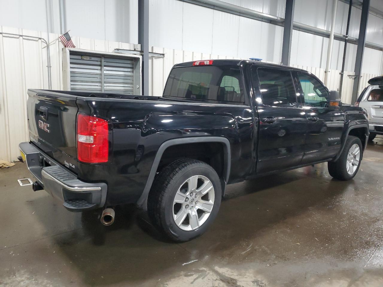 2015 GMC Sierra VIN 3GTU1UECXFG289160 Copart auction photo, front end / side damage thumbnail 3
