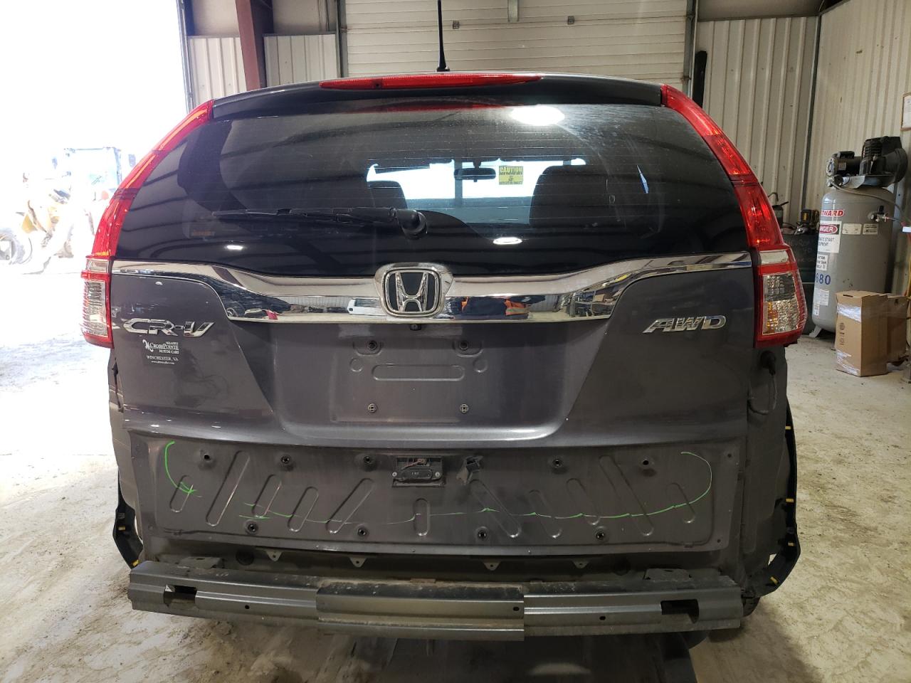 2015 Honda CR-V VIN 2HKRM4H35FH691409 Copart auction photo, rear end damage thumbnail 6