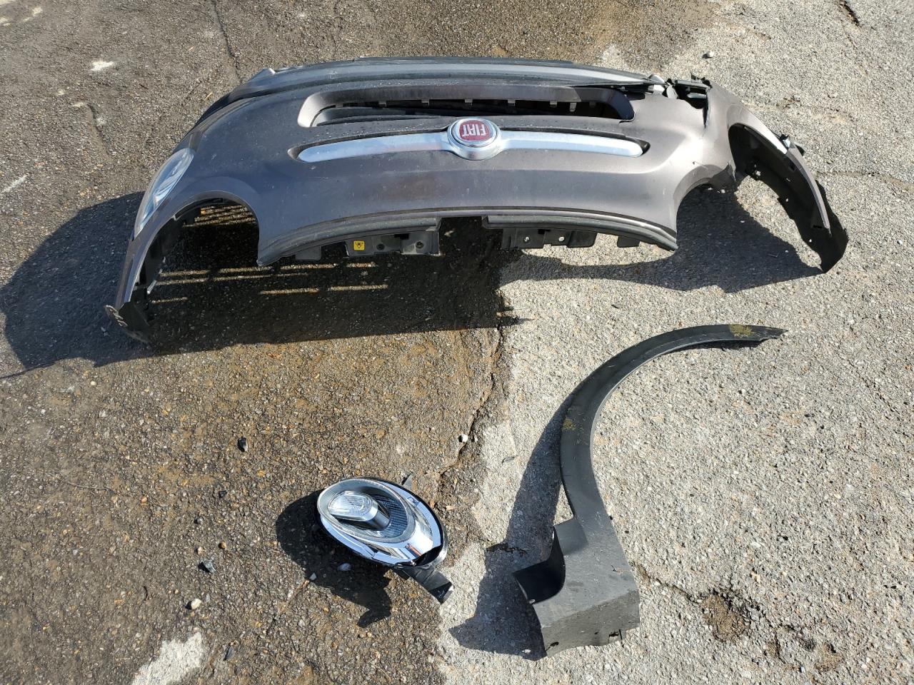 2017 Fiat 500 VIN ZFBCFXCB6HP590244 Copart auction photo, front end damage thumbnail 12