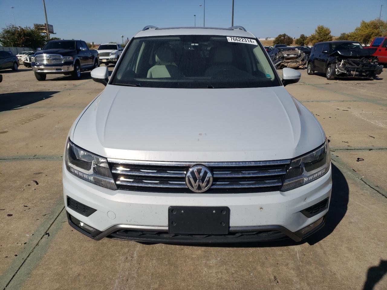 2018 Volkswagen Tiguan VIN 3VV2B7AX6JM220055 Copart auction photo, rear end damage thumbnail 5