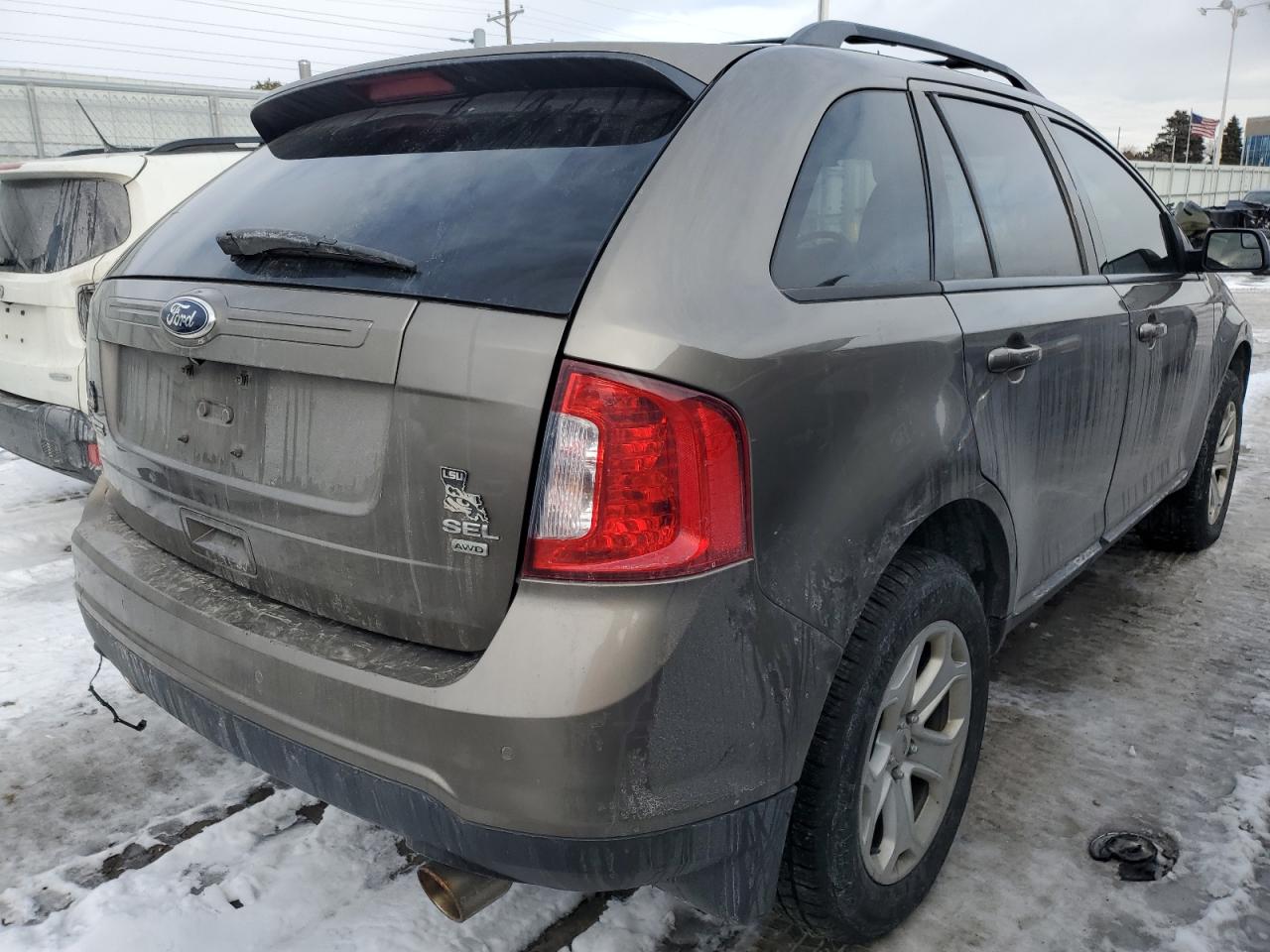 2014 Ford Edge VIN 2FMDK4JC5EBA96303 Copart auction photo, rear end / side damage thumbnail 3