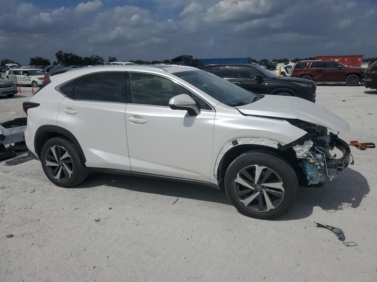 2019 Lexus NX VIN JTJBARBZ1K2181135 Copart auction photo, front end damage thumbnail 4