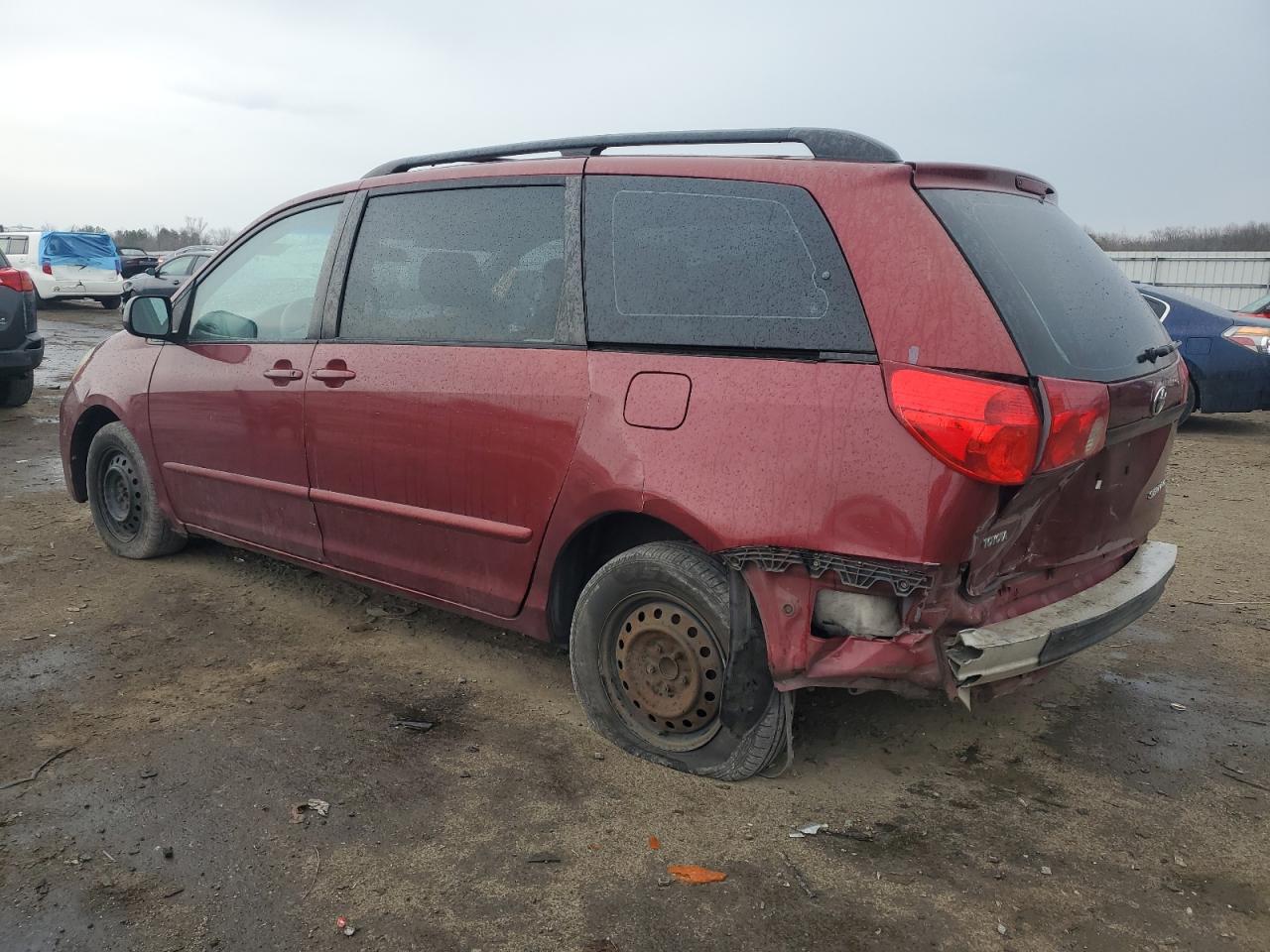2006 Toyota Sienna VIN 5TDZA23C66S534017 Copart auction photo, rear end / top/roof damage thumbnail 2