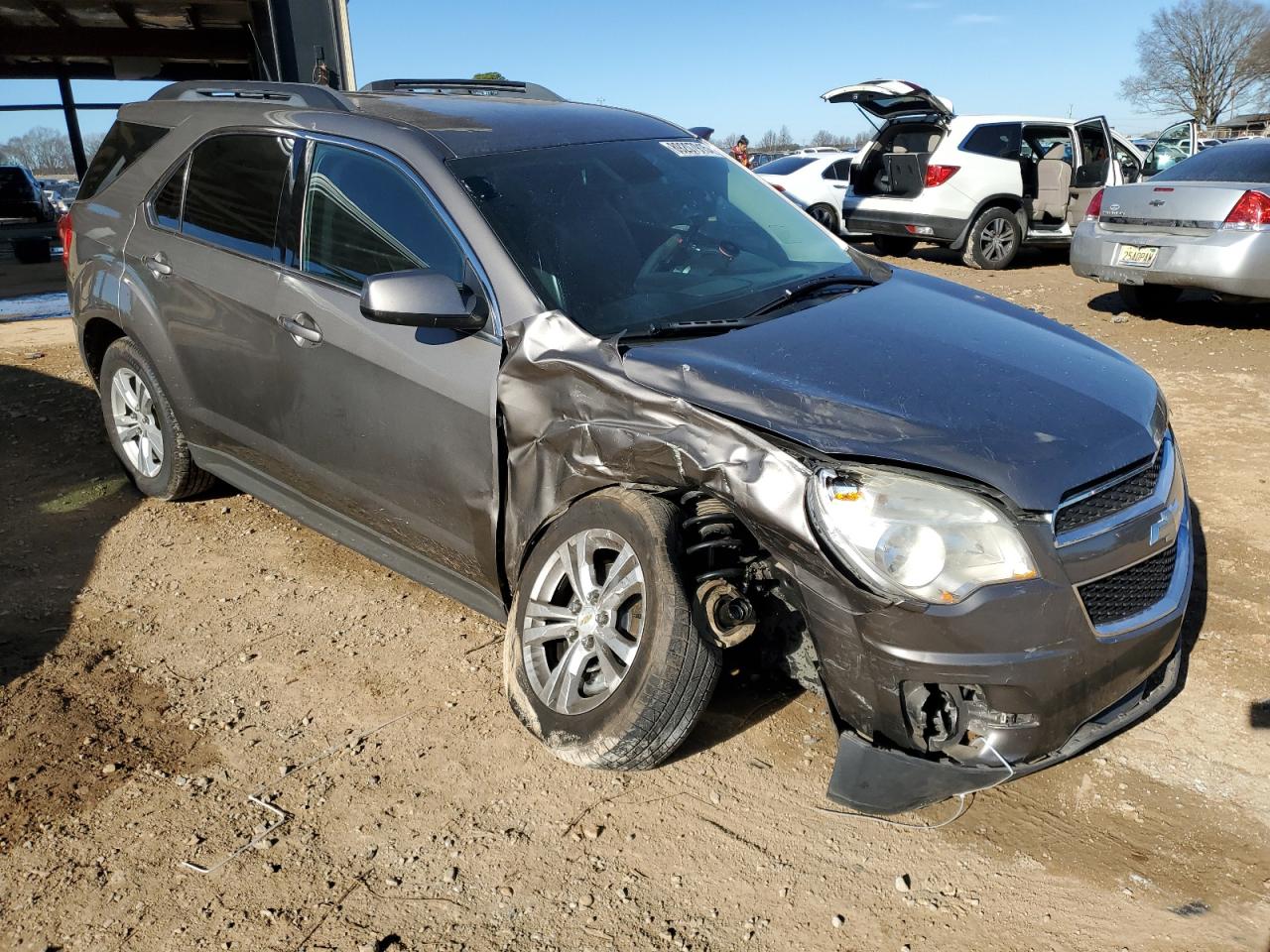2012 Chevrolet Equinox VIN 2GNFLPE50C6395718 Copart auction photo, front end / side damage thumbnail 4