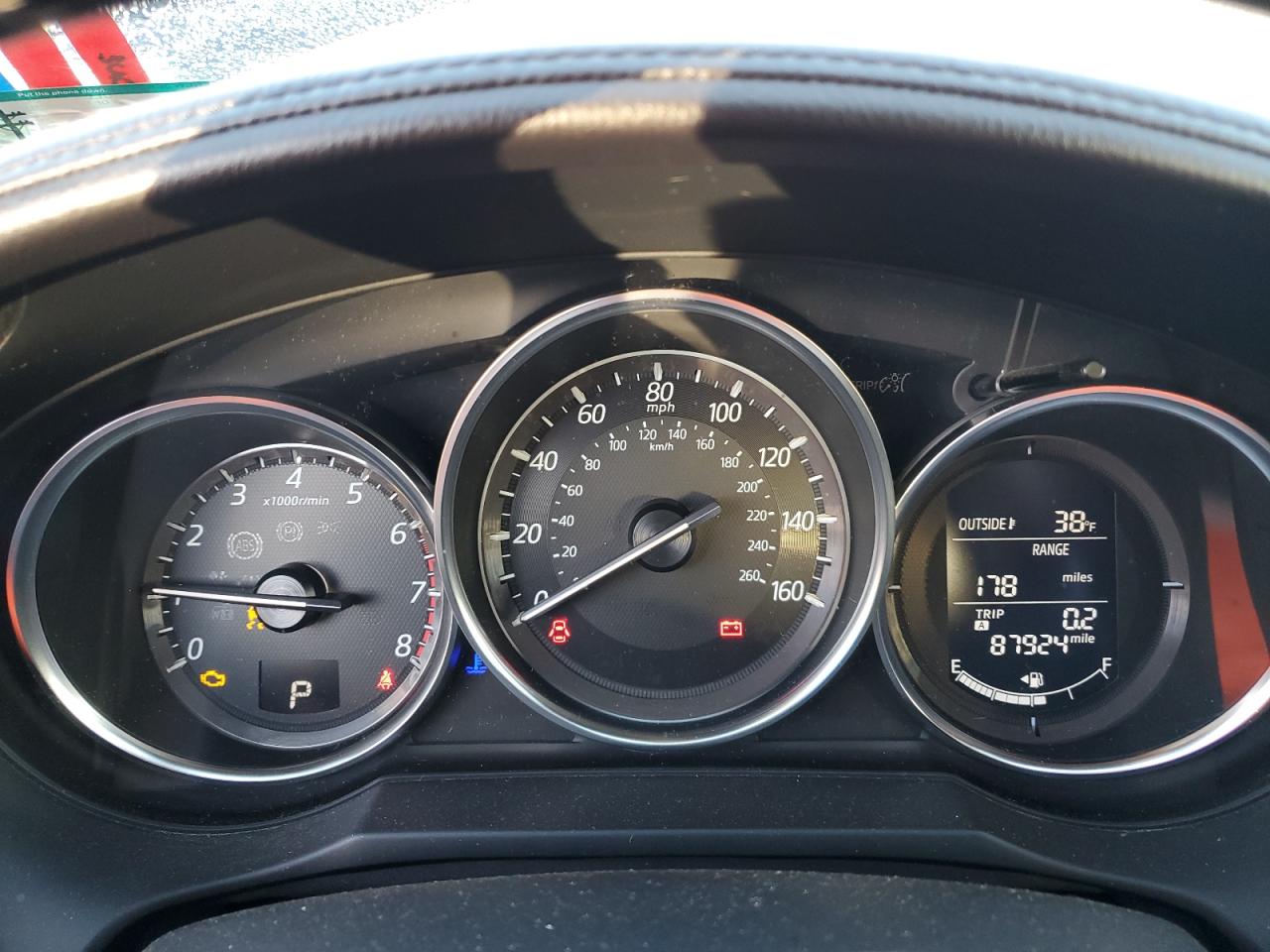 2016 Mazda 6 VIN JM1GJ1U56G1471565 Copart auction photo, front end / minor dent/scratches damage thumbnail 9