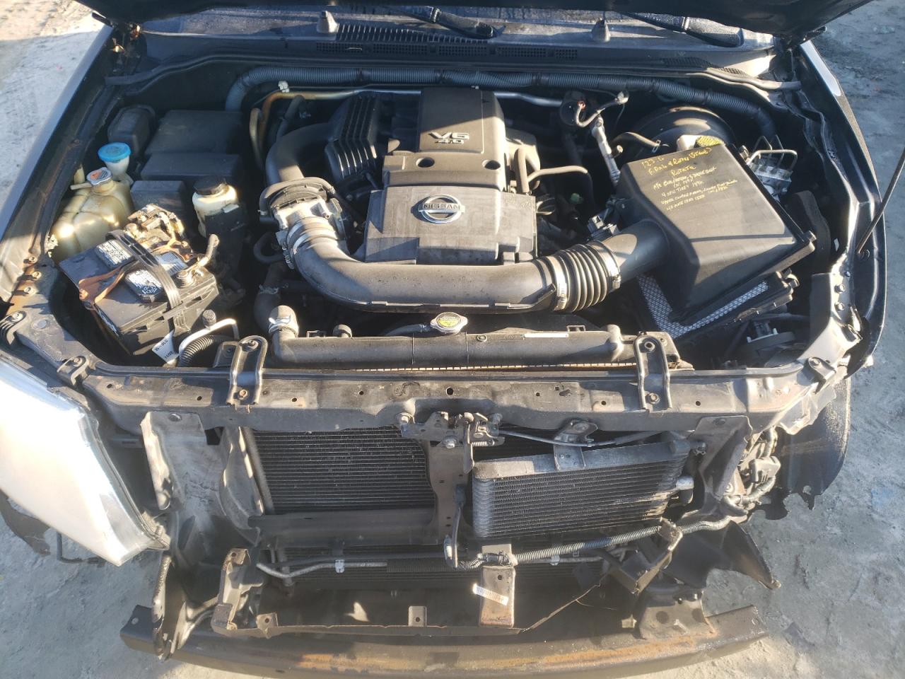 2011 Nissan Pathfinder VIN 5N1AR1NB2BC621652 Copart auction photo, front end / side damage thumbnail 13
